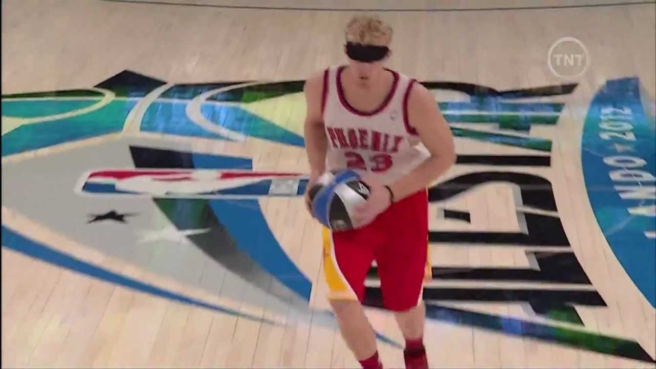 Chase Budinger 180 Blind-folded Dunk 
