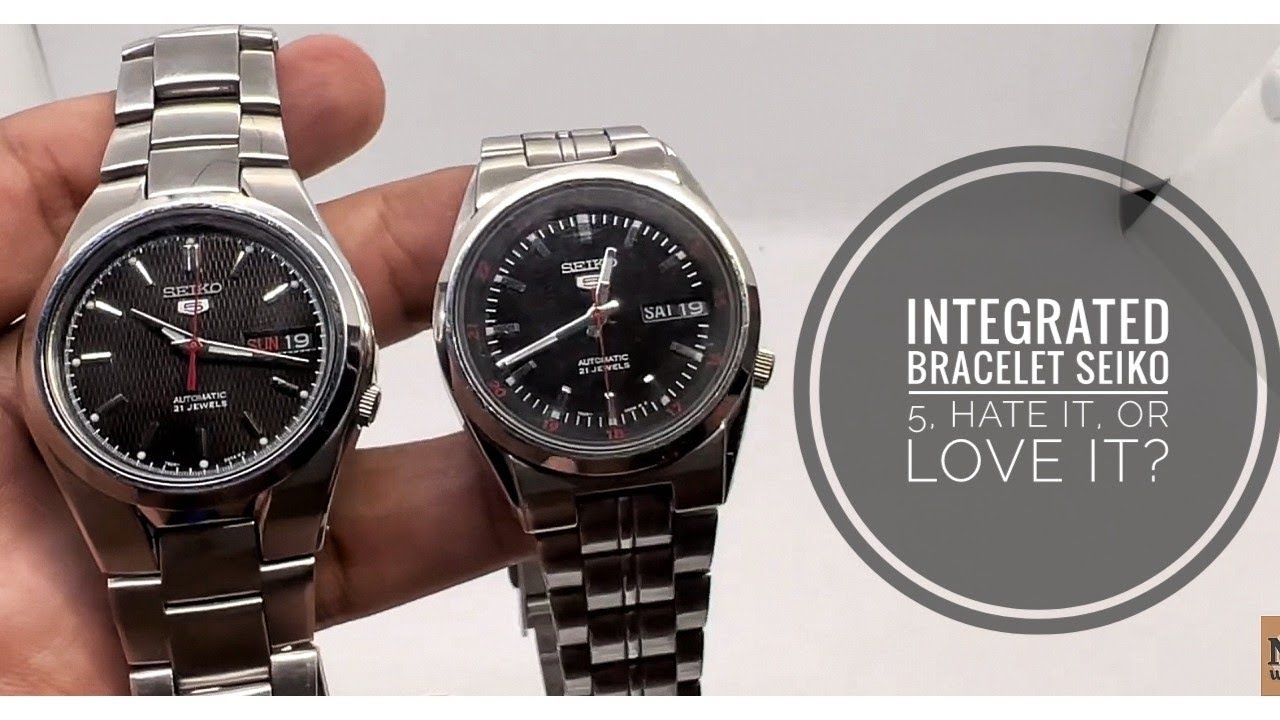 Integrated bracelet Seiko 5. Are they worth it?