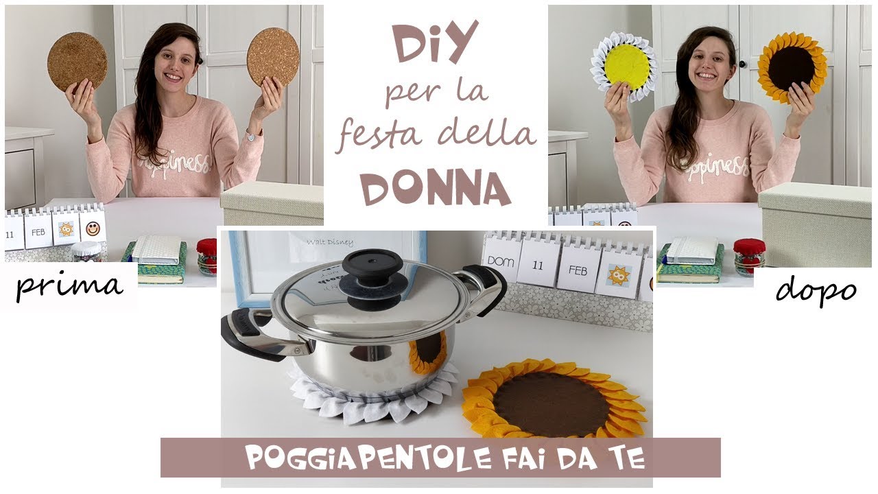 Trasformo un sottopentola Ikea/Diy per la festa della donna/Poggiapentole in panno fai da te