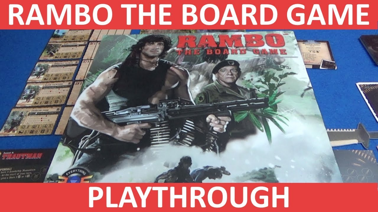 Rambo: The Board Game - Playthrough