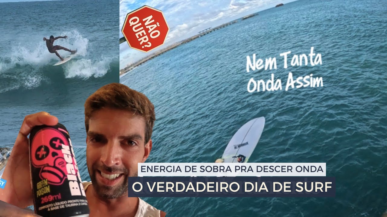Um verdadeiro dia de surf! Altas ondas e MUITA resenha 😂