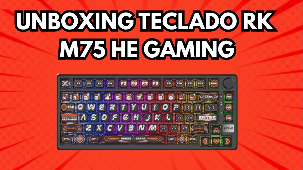 💥UNBOXING TECLADO RK M75 HE GAMING
