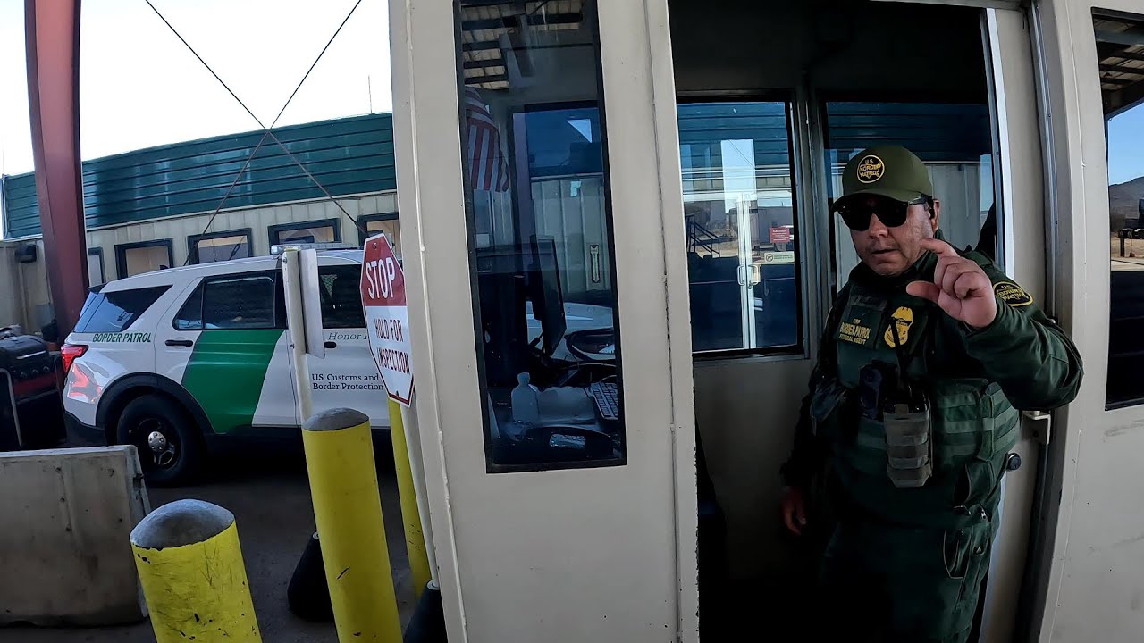 Slap Stick, U.S. Border Patrol Immigration Checkpoint Refusal, Sierra Blanca, Texas, 27 Jan 2024 NGH