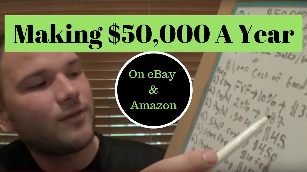 Making $50,000 a year on Ebay & Amazon. What it really takes by the numbers