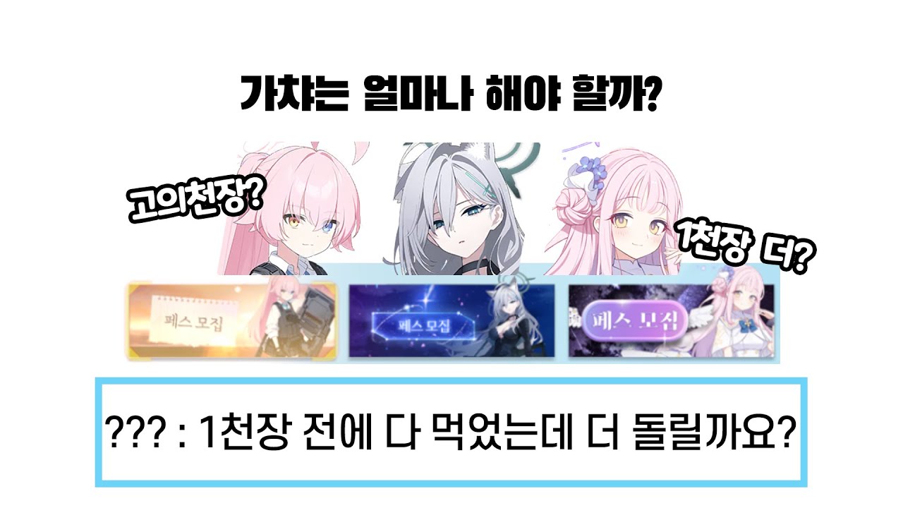 페스 가챠는 얼마나 해야 할까?