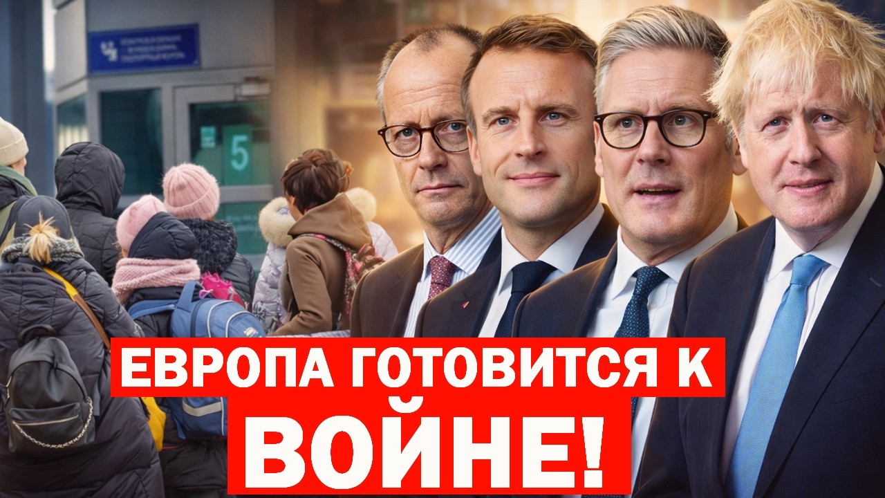⚡ЕВРОПА ГОТОВИТСЯ К ВОЙНЕ! Украинцев выгоняют из Великобритании