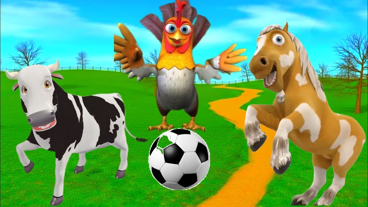 El Pollito Pío 3D | Funny Farm Game for Kids | Canciones de la Granja de Zenón