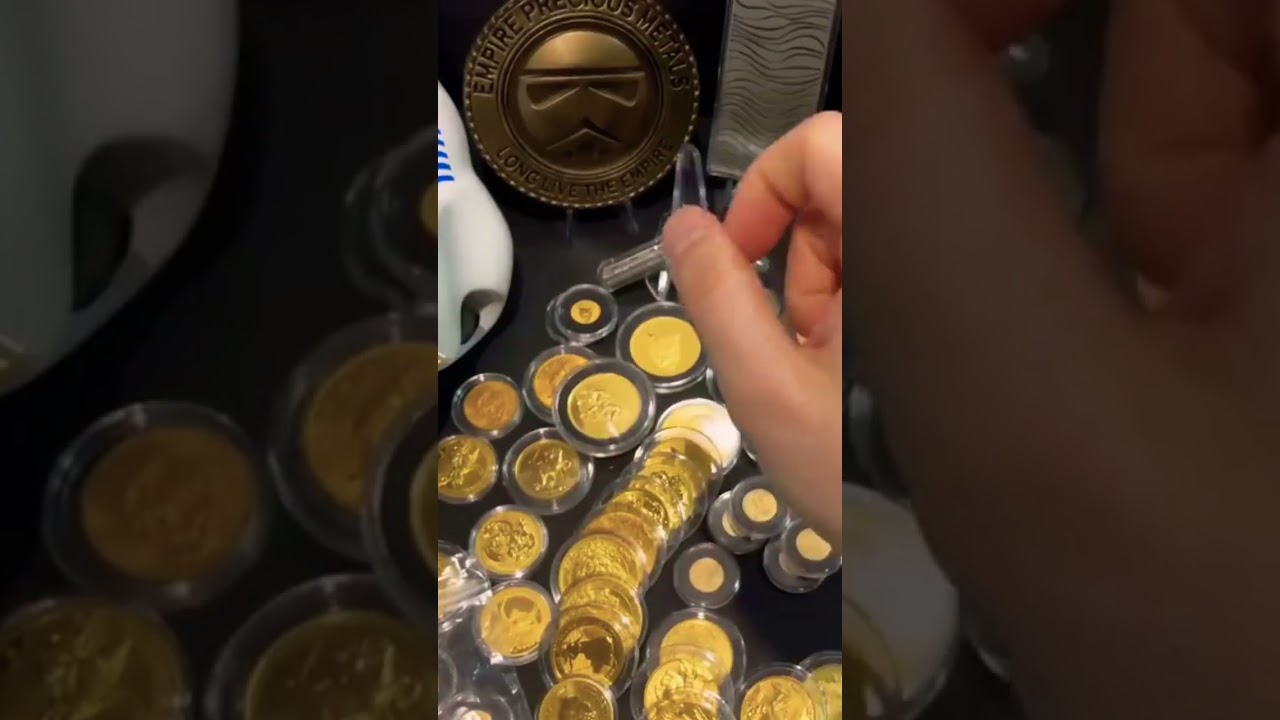 Stack Fractional Gold Coins or Full Ounce Gold Coins? #shorts