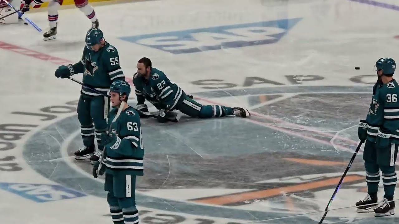 San Jose Sharks Full Warmups VS New York Rangers | March 29th, 2025