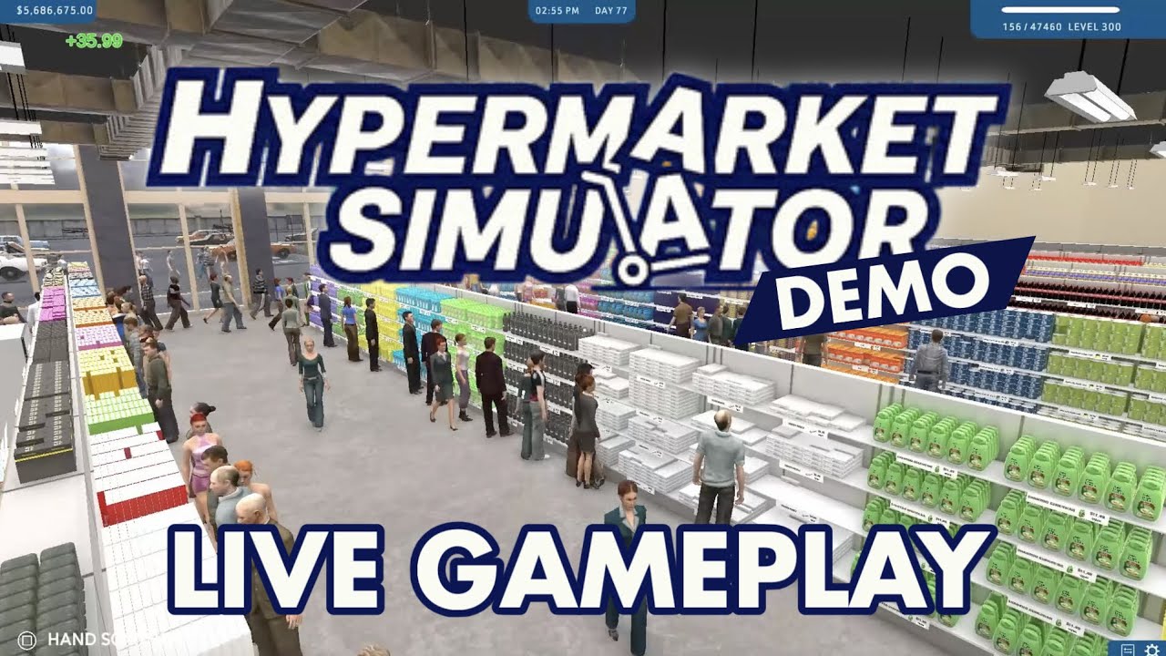 Hypermarket Simulator - DEMO | March 2026 | Live Gameplay | Deutsch