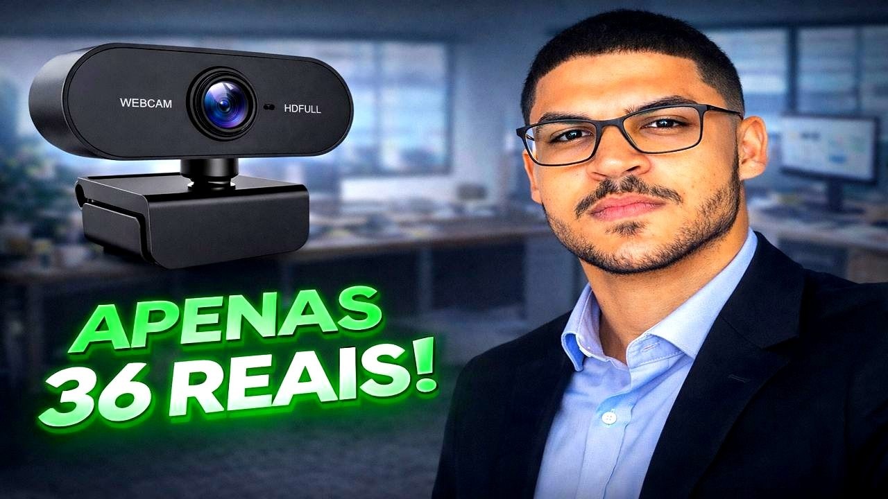 A WEBCAM MAIS BARATA DO MERCADO LIVRE ME IMPRESSIONOU- REVIEW POP