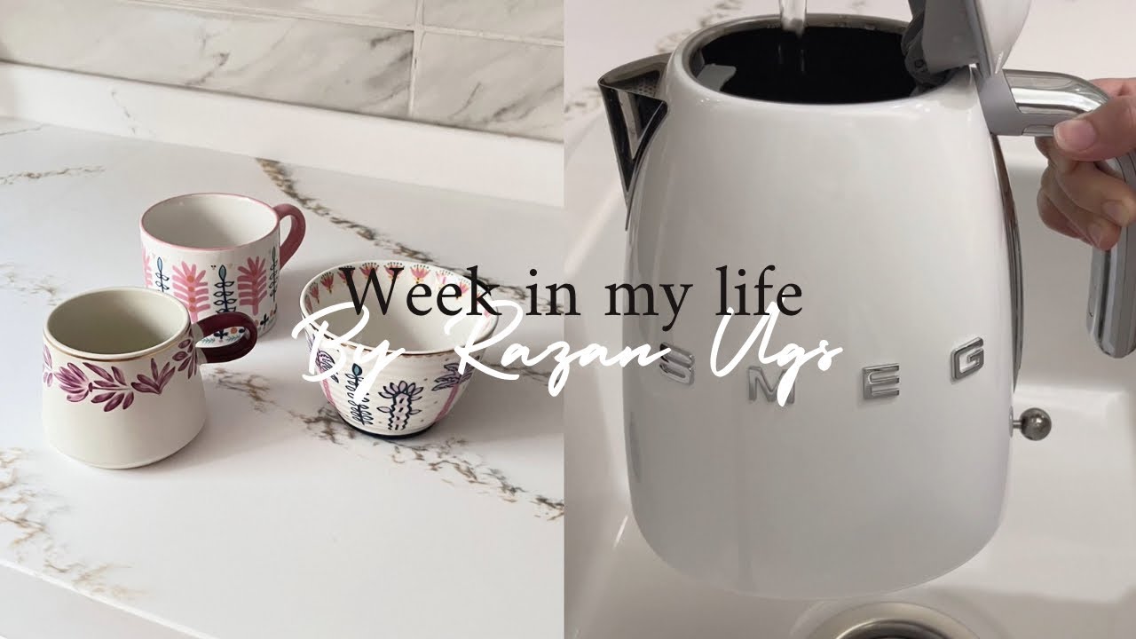 فلوق الاسبوع 🌱✨ | اكواب جديدة ☕️ | طلبيتي من ترينديول | تنظيف 🧼 🧹