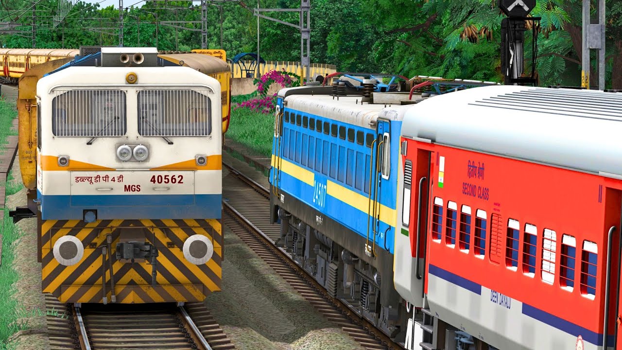 TWO TRAIN X CROSSING IN SAME RAILROAD  | BUMPY RAILROAD | Train Simulator | Railwork | NTG GAMING