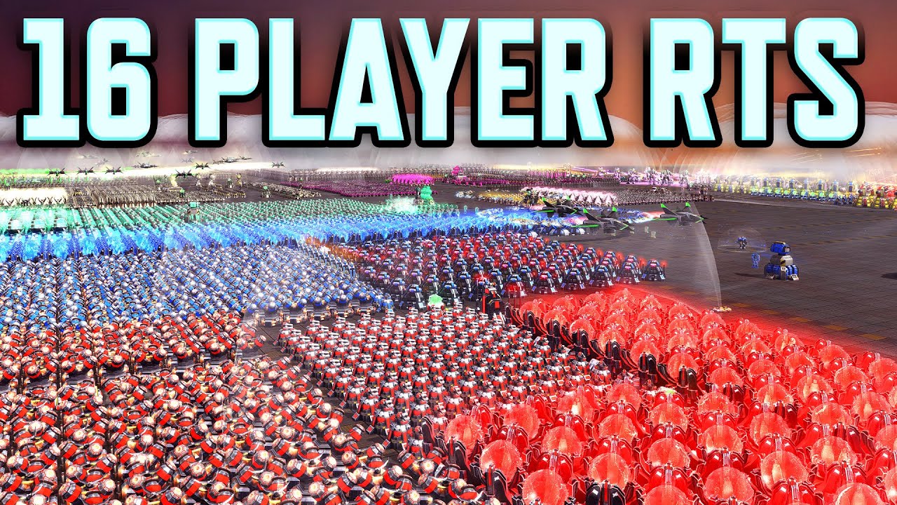 MASSIVE RTS BATTLES - 16 PLAYER Co-op & Multiplayer - Beyond All Reason