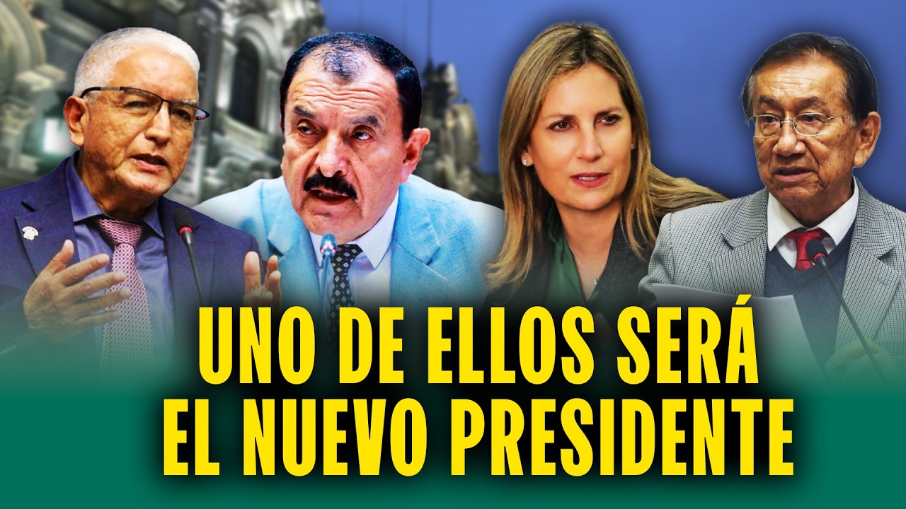 ¿Quién sería el próximo presidente del Perú tras censura de Jerí?