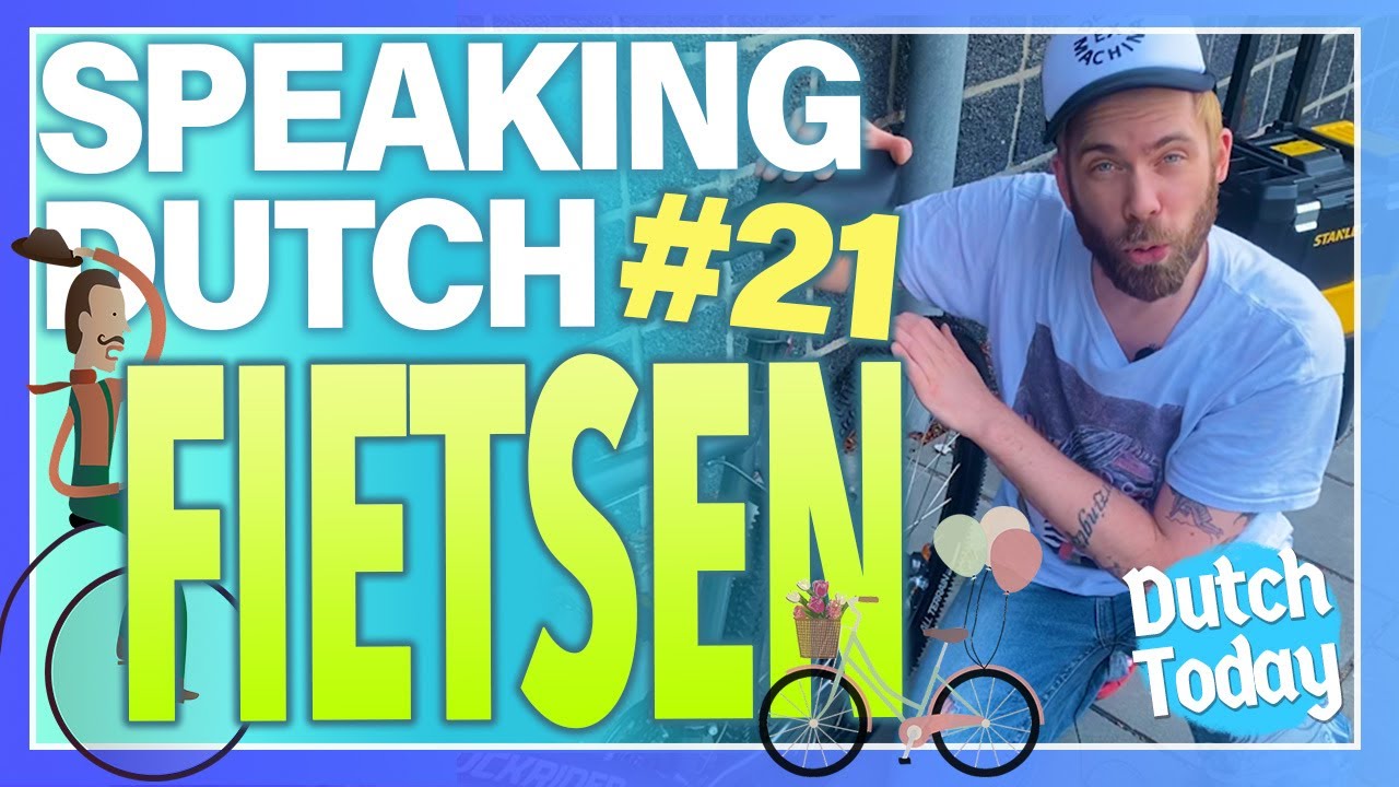 Dutch Speaking Lesson - BICYCLES // FIETSEN - Nederlands spreken NT2 #learndutch