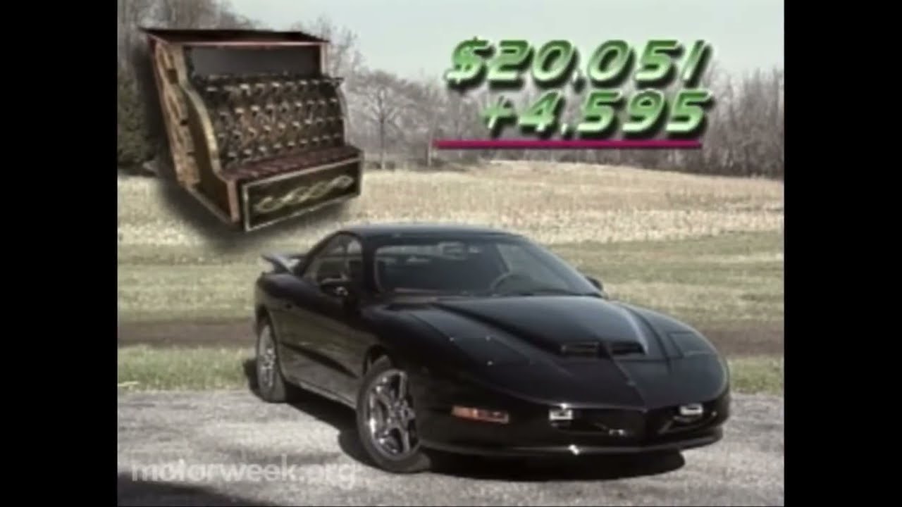 Motorweek 1997 Pontiac Firebird SLP Firehawk Road Test