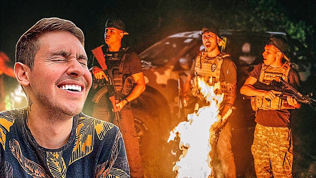 ELE BOTOU FOGO NA FLORESTA KKKK - react MÚSICA CAÇADORES DE LENDAS