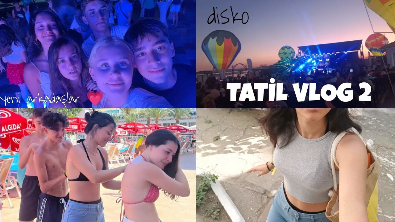 Ganita Holiday Village'daki ikinci günümüz, disko, yeni arkadaşlar💗| Tatil vlog 2🕺