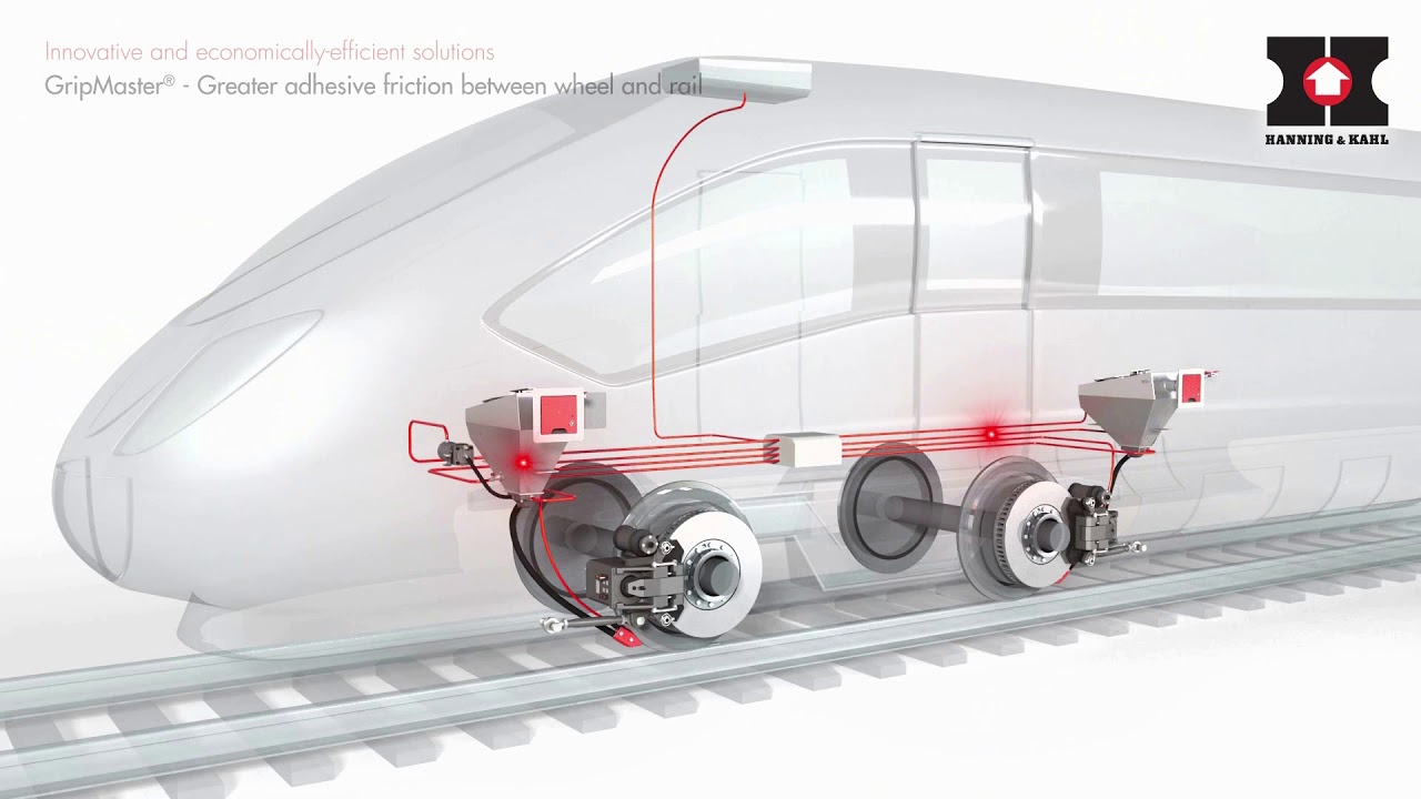 GripMaster&reg; - Sanding systems to increase the static friction between wheel and rail.