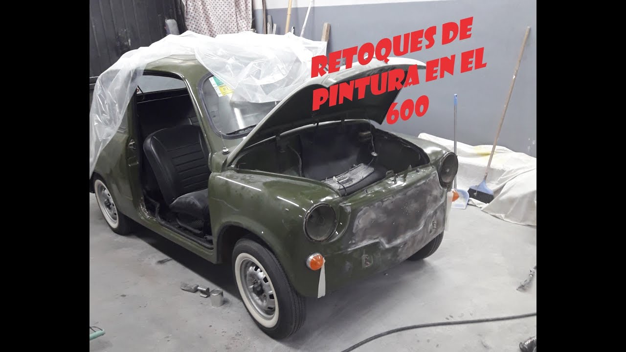 FIAT 600 retoques de pintura