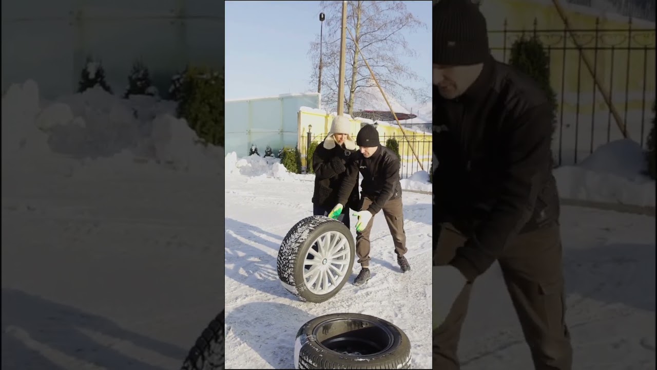 Рубрика ээээксперимент/Разница резиновой смеси и рисунка протектора на льду