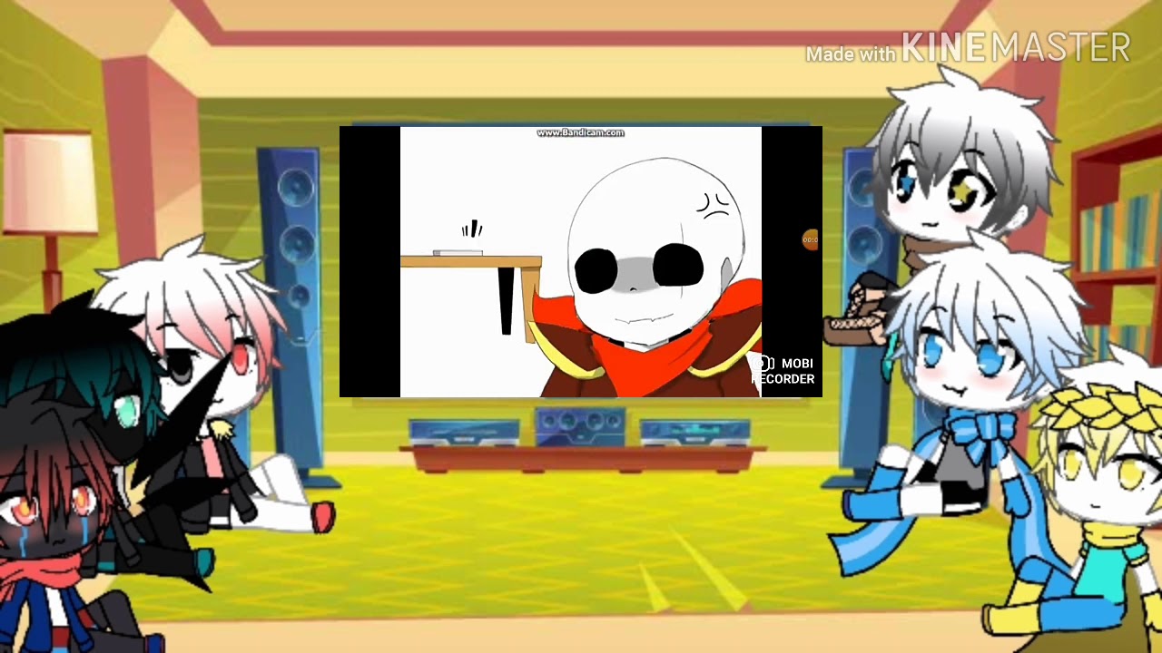 Star sanses and bad sanses react to Undertale Aus memes and flowerfell secret garden||Gacha life