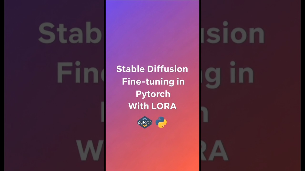 Train Stable Diffusion Turbo with Your Own Images in Python! 💻🔥 #Shorts