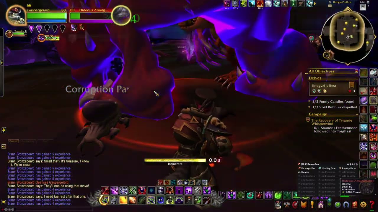 Gaspardgerard  in world of warcraft War Within retail  (ghost of k'aresh)  : episode 165