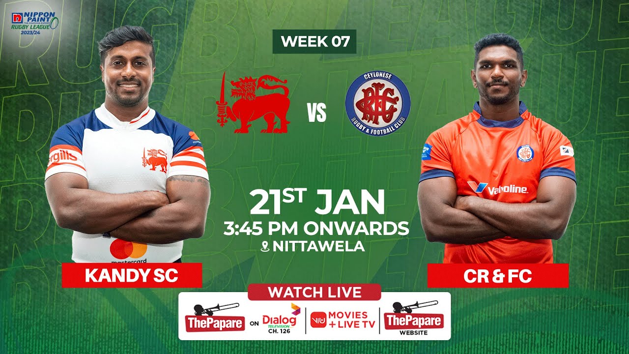 Kandy SC vs CR & FC | Nippon Paint Rugby League 2023/24
