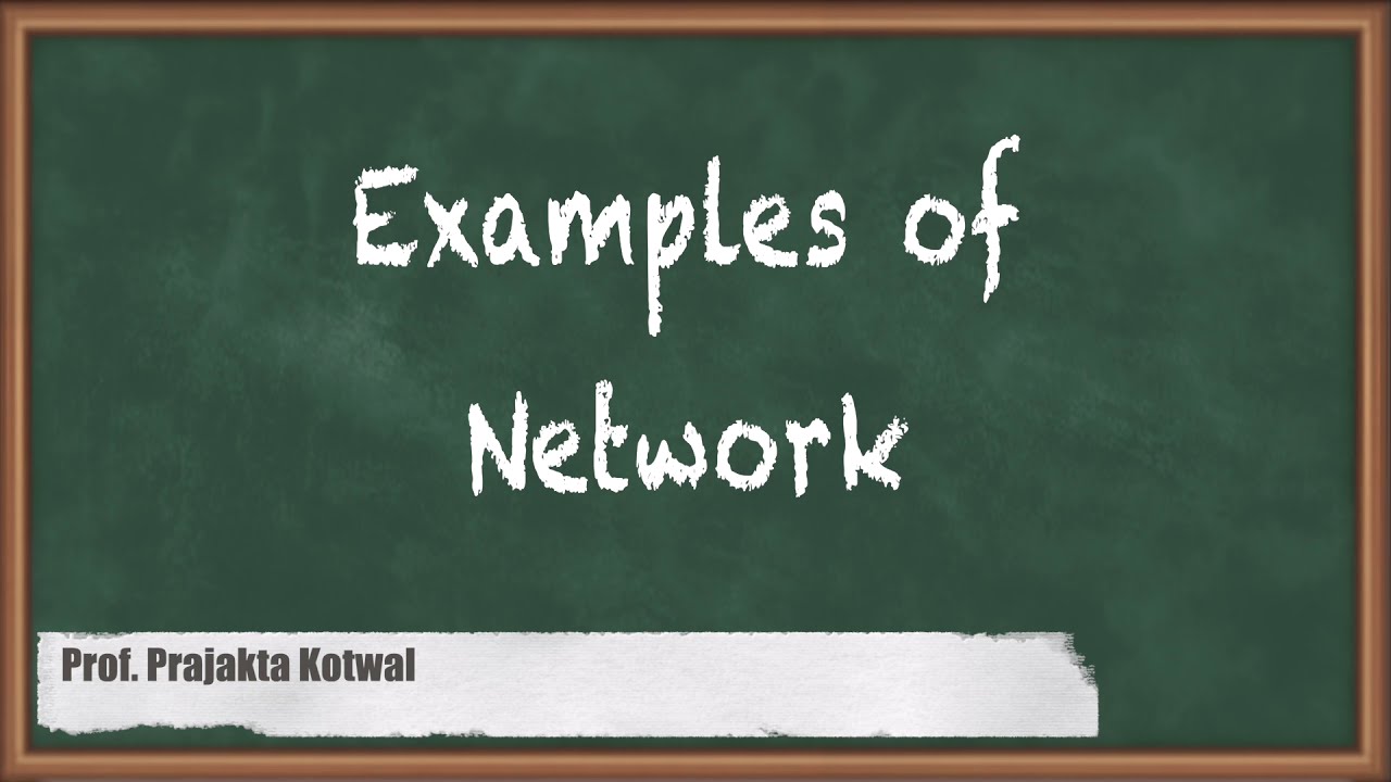 Examples of Network - Introduction of Network Management - Network Management in Telecommunication
