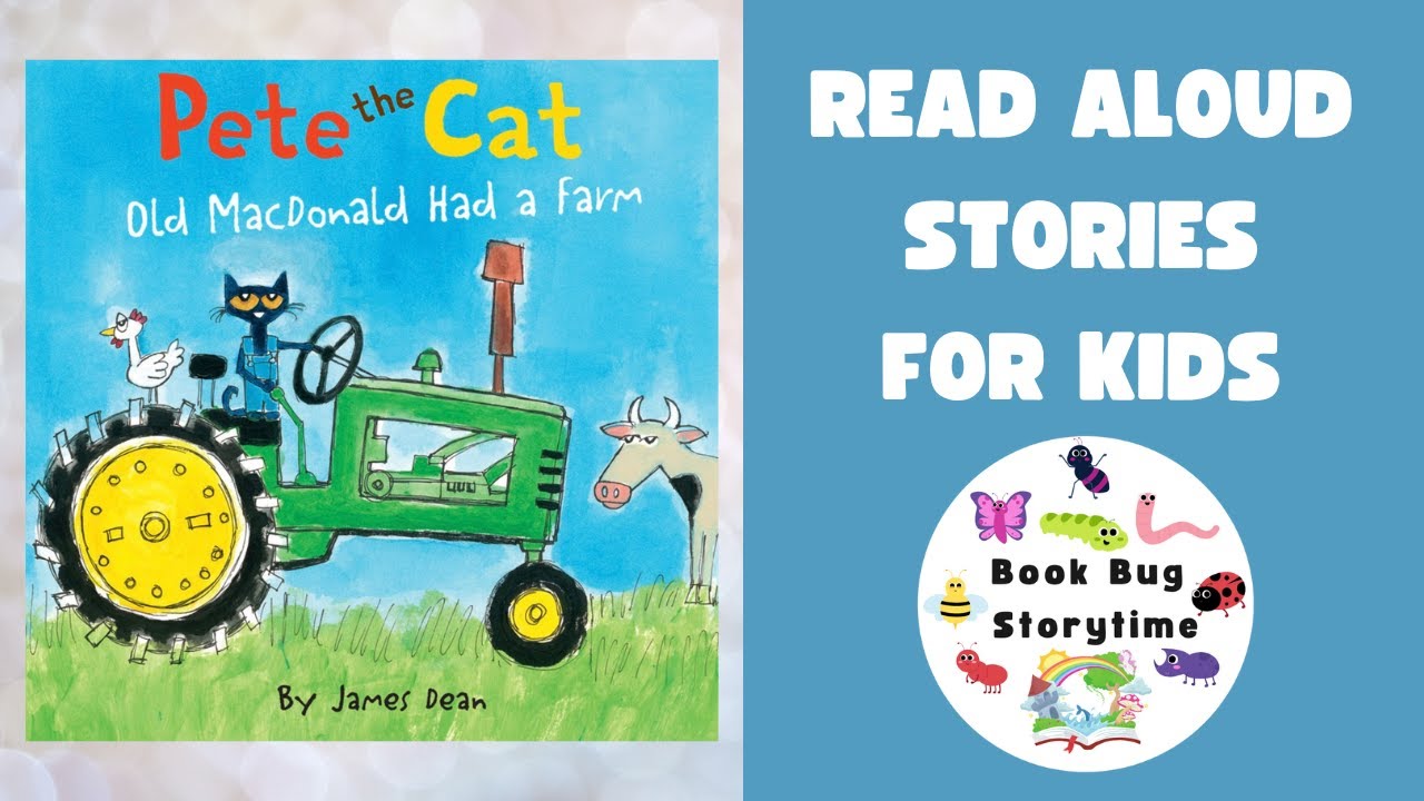 🐴🐷 🐓 Pete the Cat: Old MacDonald Had a Farm 🐮👩🏽‍🌾 🚜 | Kids Read Aloud | Children's Story