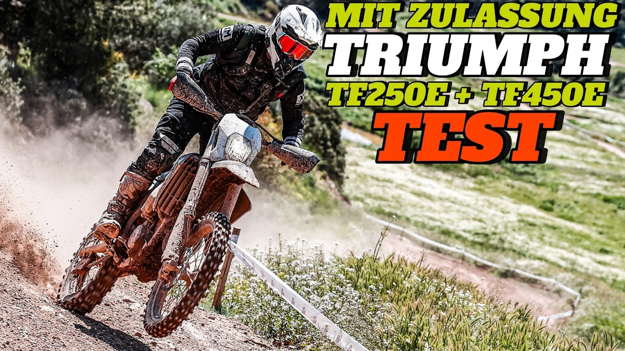 Triumph TF 450 E TF 250 E TEST// Die BESTE Enduro?