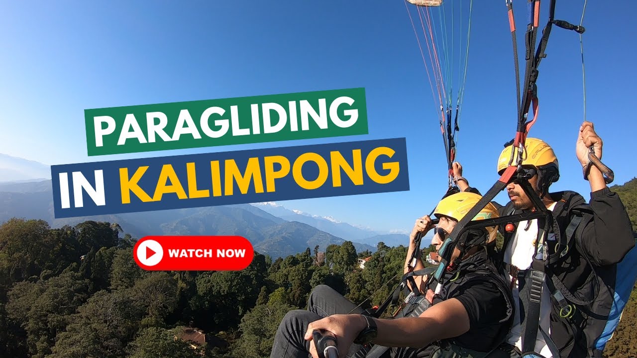 Paragliding In Kalimpong || By Debjit Dutta || Impression Tourism Services