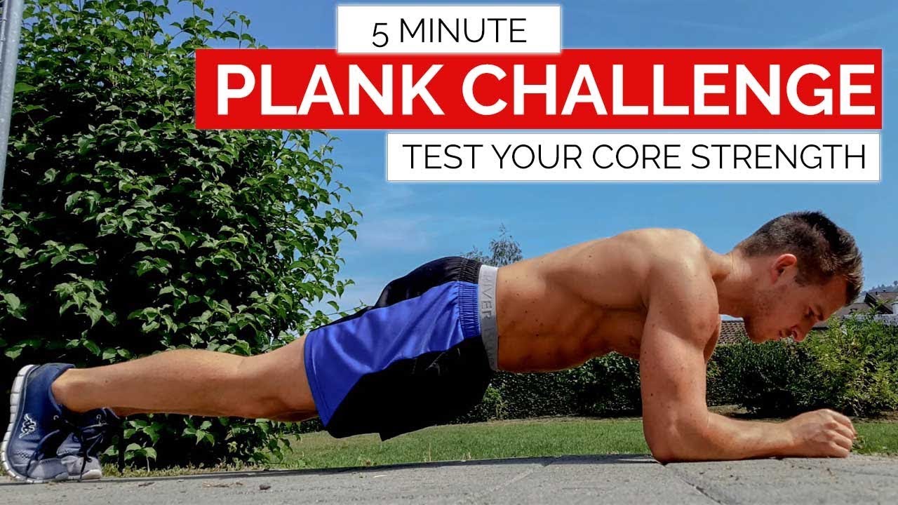 5 Minute Plank Challenge | Test Your Core Strength