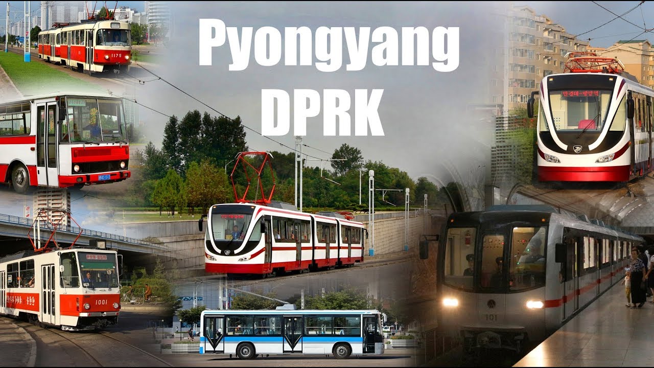 PYONGYANG TRAM, TROLLEYBUS, METRO, BUS  (2018)