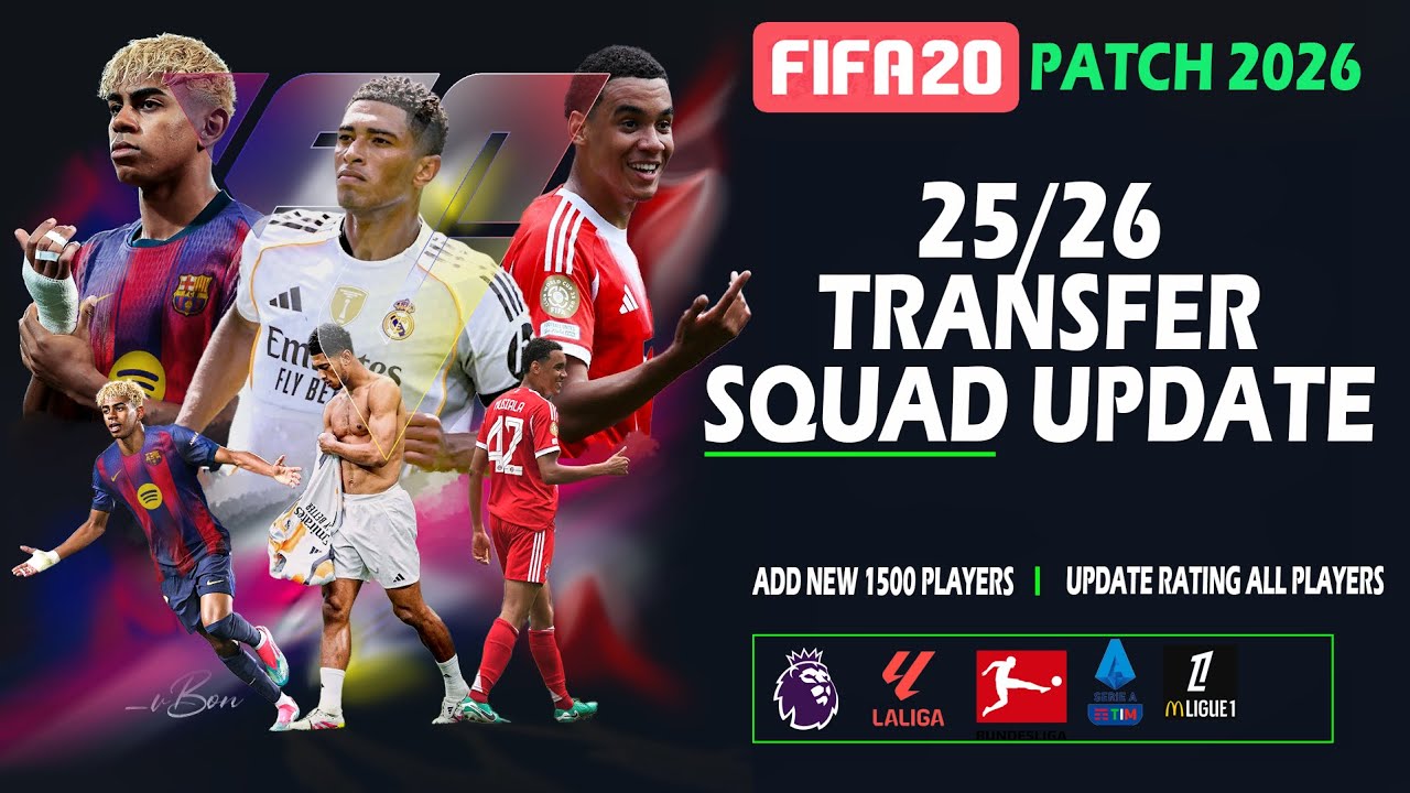 FIFA 20 &mdash; ОБНОВЛЕНИЕ ТРАНСФЕРНОГО СОСТАВА СЕЗОН 2025/2026 | ОБНОВЛЕНИЕ РЕЙТИНГА ВСЕХ ИГРОКОВ | ПА...