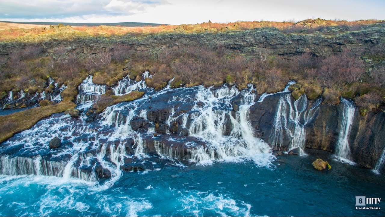 Hraunfossar Waterfalls