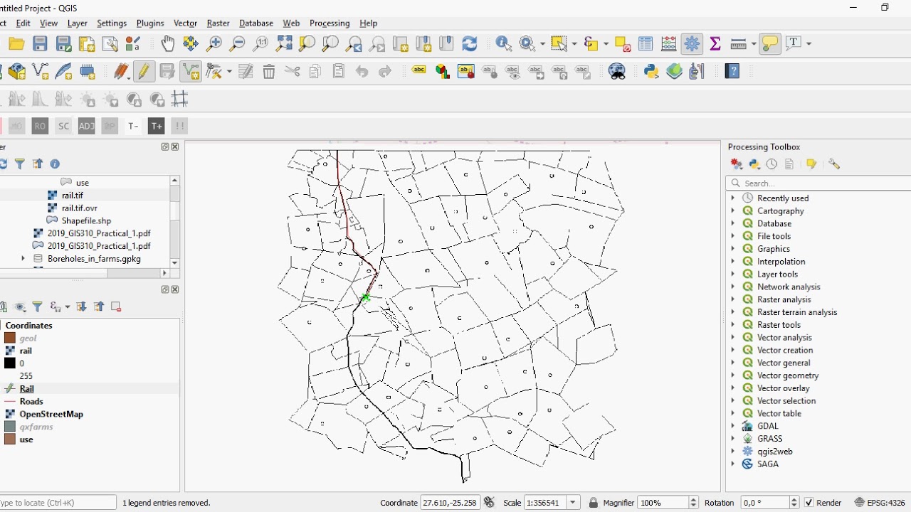 Оцифровка QGIS