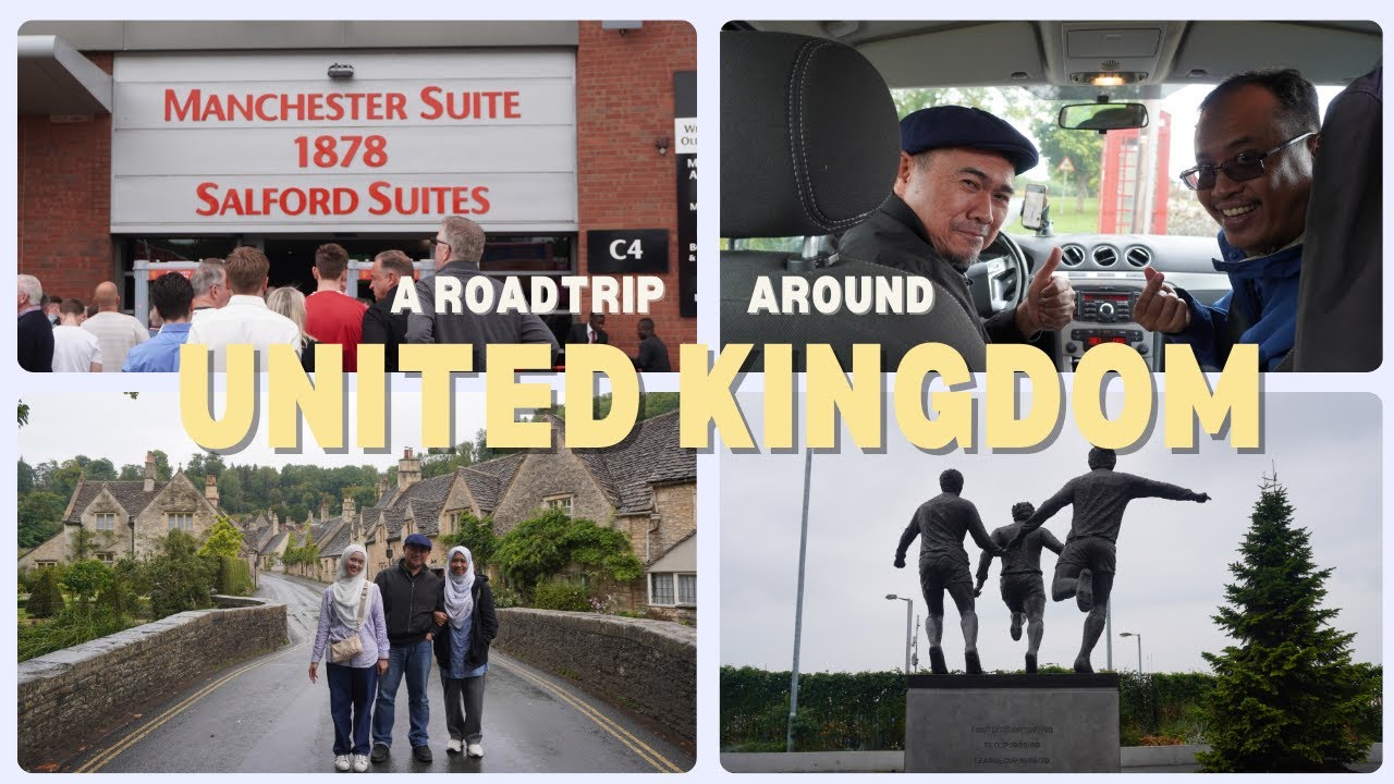 UK roadtrip with fam | arrival day, stadium visits, shopping spree