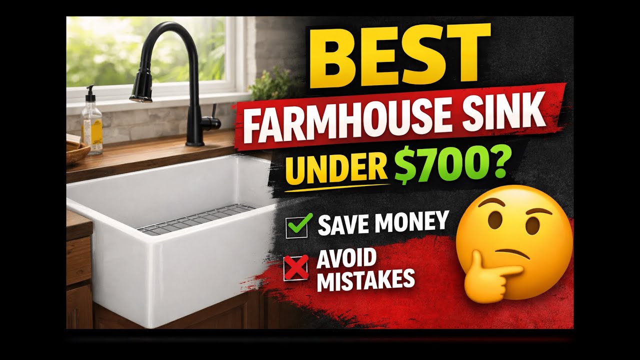 What’s the best farmhouse kitchen sink under $700?