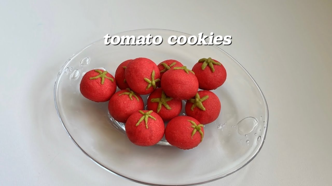 섞기만 하면 끝! 초간단 토마토 쿠키 만들기 | tomato cookies