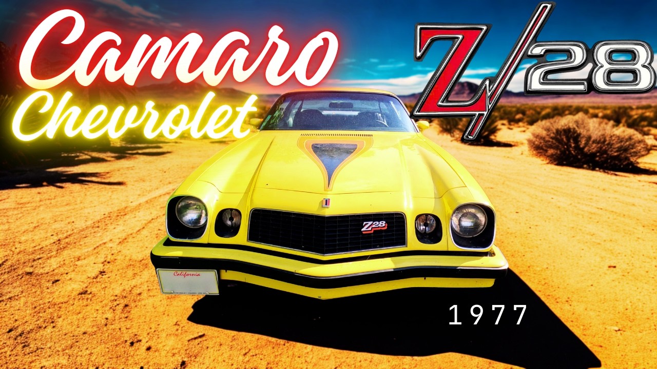 1977 Chevrolet Camaro Z28 350 MOTEUR V8 ! ON EST CHOQUÉS 😱