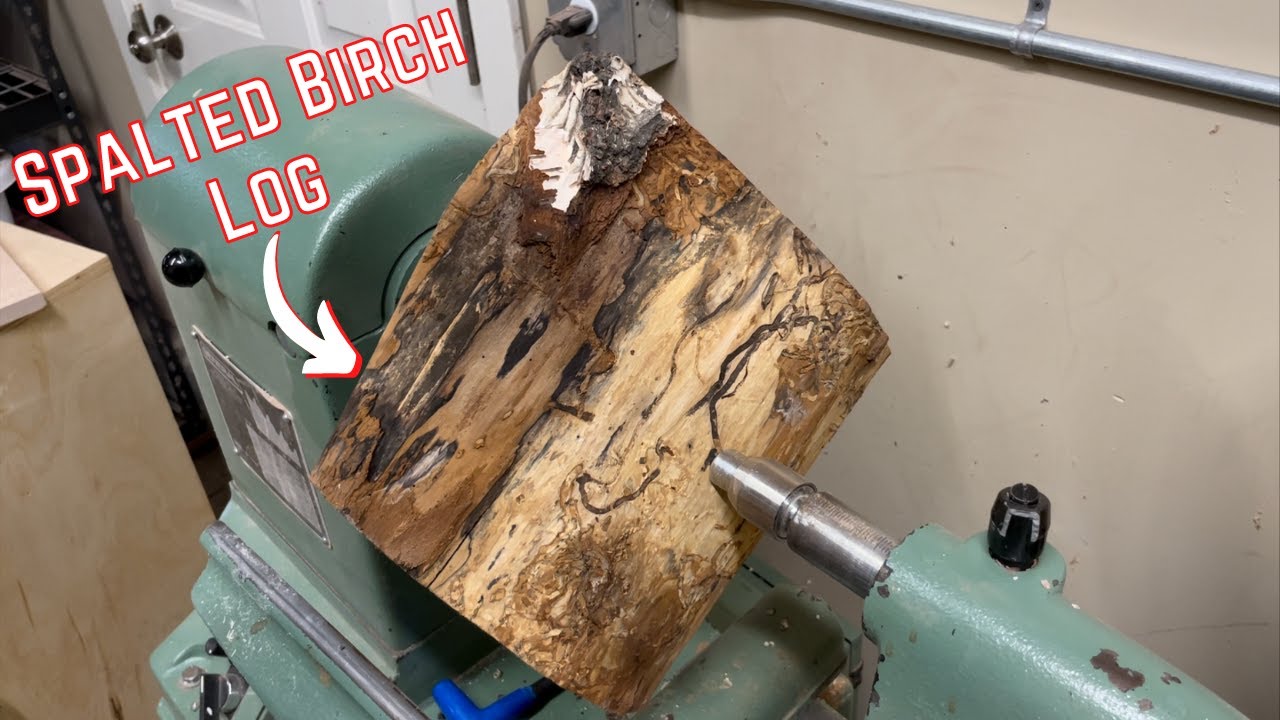 Wood Turning | A Surprise Inside this Old Birch Log