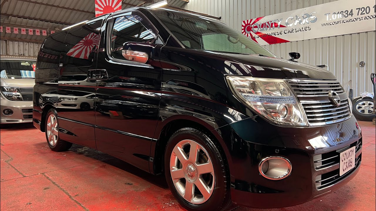 2009-09-Reg, Series 3 Nissan Elgrand 4X4 RARE Electric Side Step!!! Electric Curtains, Full Leather