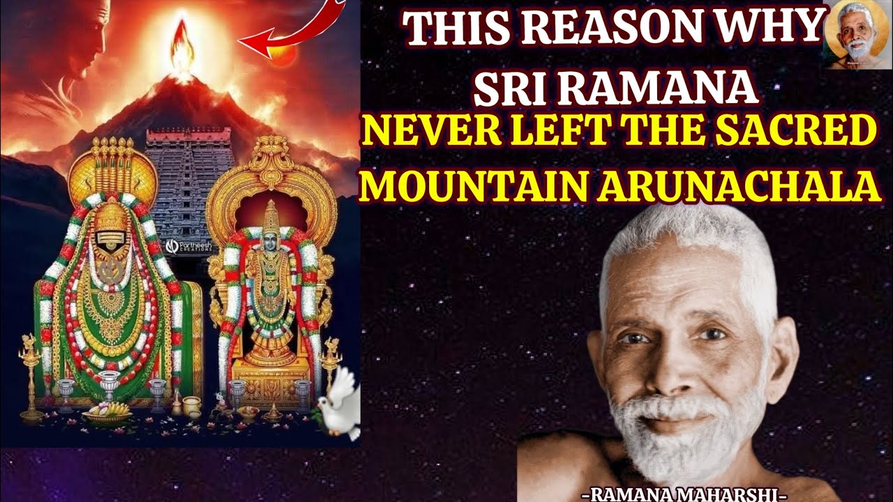 The Secret Why Ramana Maharshi Never Left The Sacred Mountain Arunachala #selfrealization