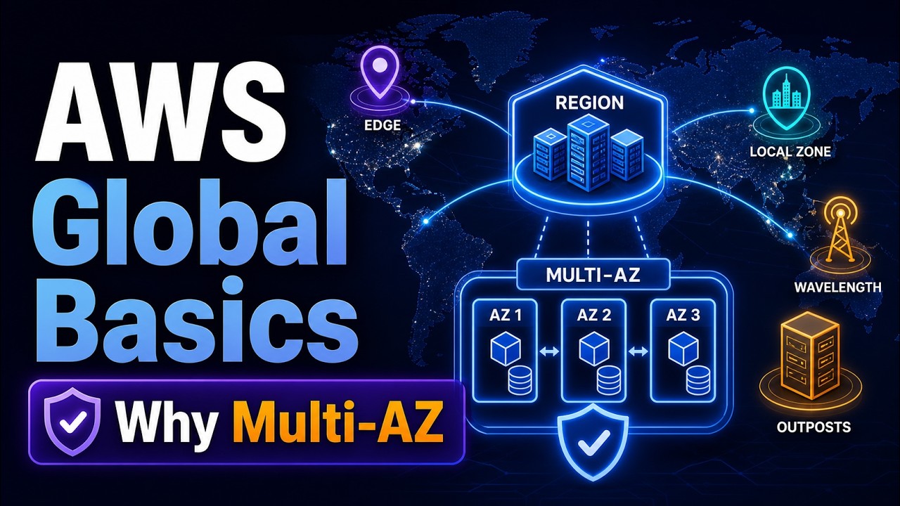 AWS Global Network Basics Explained: Regions, AZs, Edge Locations, Local Zone