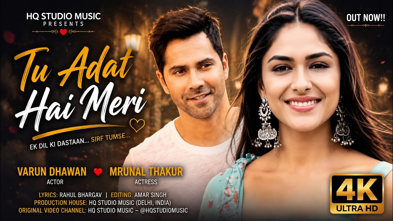 New Song 2026 | Varun Dhawan | Mrunal Thakur | New Hindi Song | Romantic Song 2026 | New Song