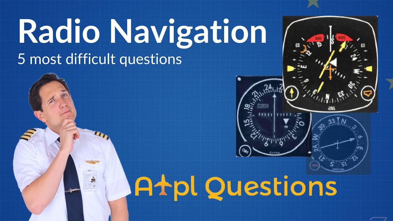 TOUGHEST 5 Radio Navigation questions from EASA ATPL Questions database! Captain Joe & Fabi