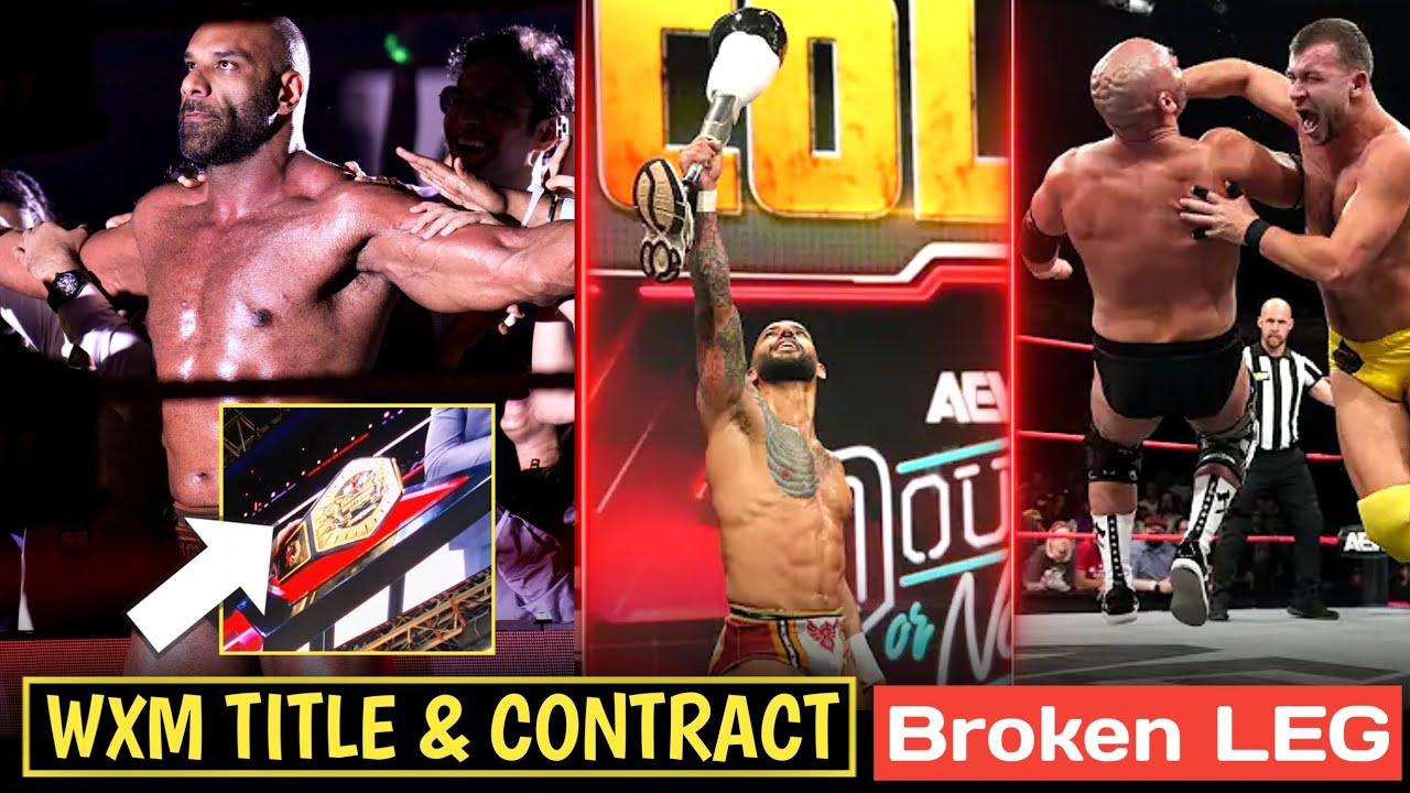 WXM Wrestling Contract & New World Title🤯| Ricochet BREAKS Legend LEG | Nigel Mcguinness ATTACKED